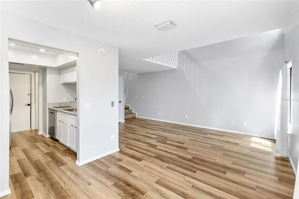 Living room and kitchen open plan